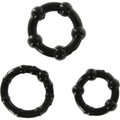 Seven Creations - Conjunto De Três Anéis De Pénis Pretos