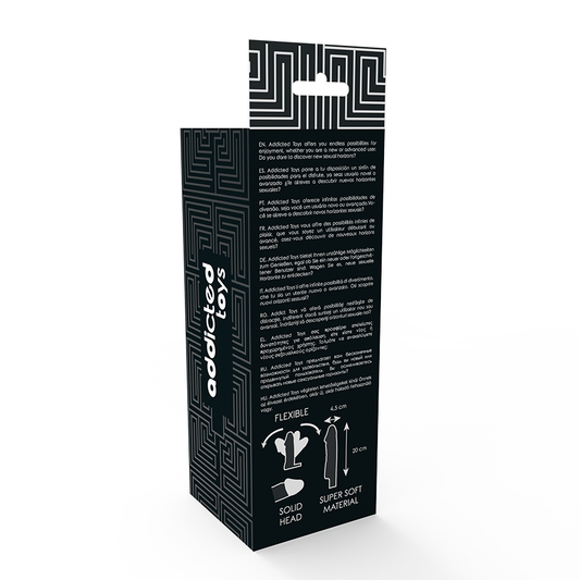 ADDICTED TOYS - BLACK EXTENDED DONG