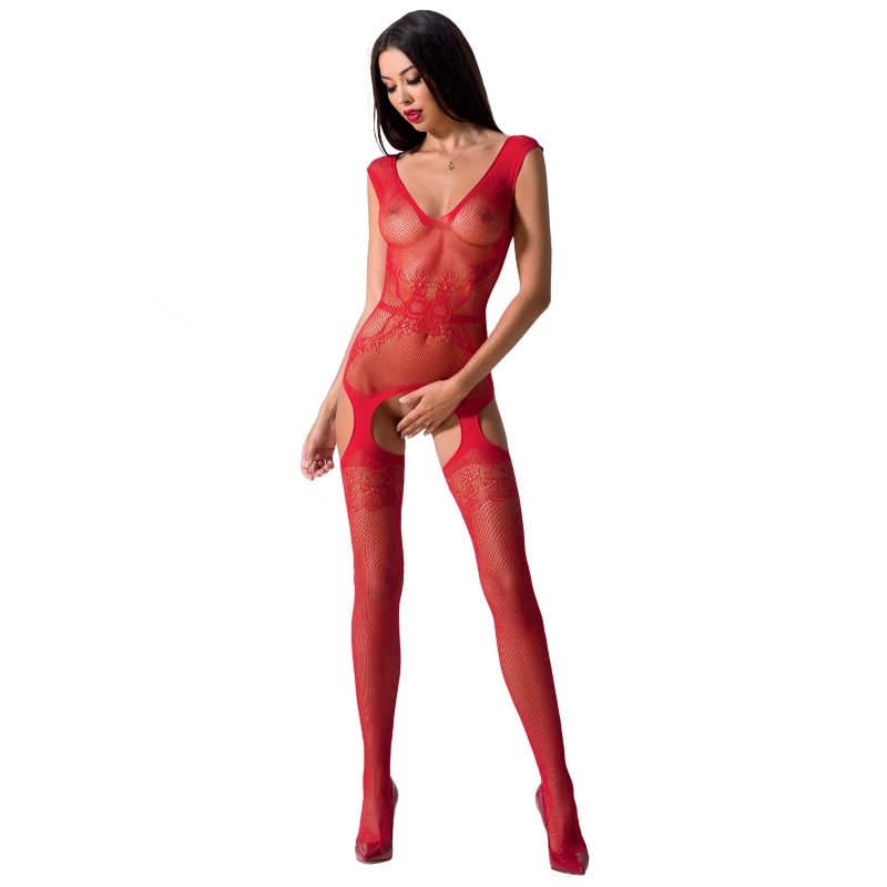 PASSION - WOMEN'S BS062 RED BODYSTOCK ONE SIZE