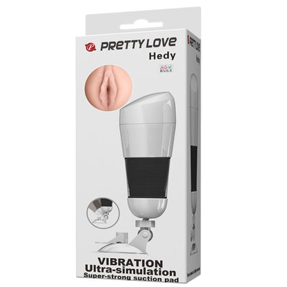 PRETTY LOVE - MASTURBADOR DE VAGINA HEDY CON VIBRACIÓN