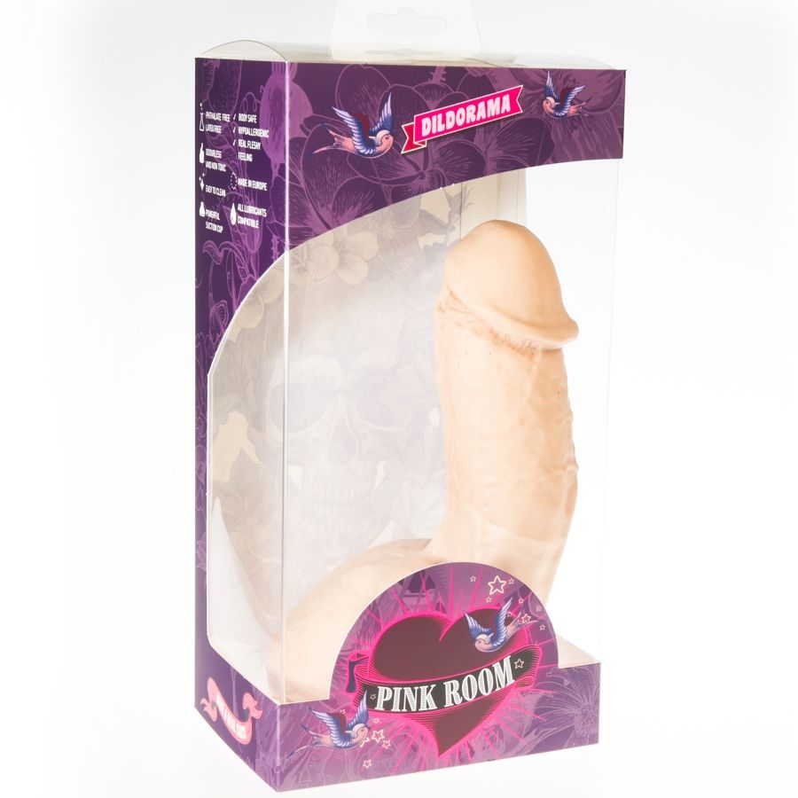 SALA ROSA - DILDO REALISTA ELIAN DE CARNE 17,5 CM