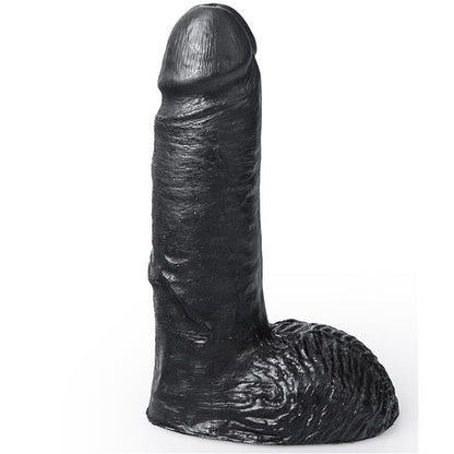 SISTEMA COLGADO - DILDO REALISTA NEGRO COLOR CESAR 19 CM
