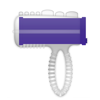 CASUAL LOVE - LILAC VIBRATING TONGUE RING