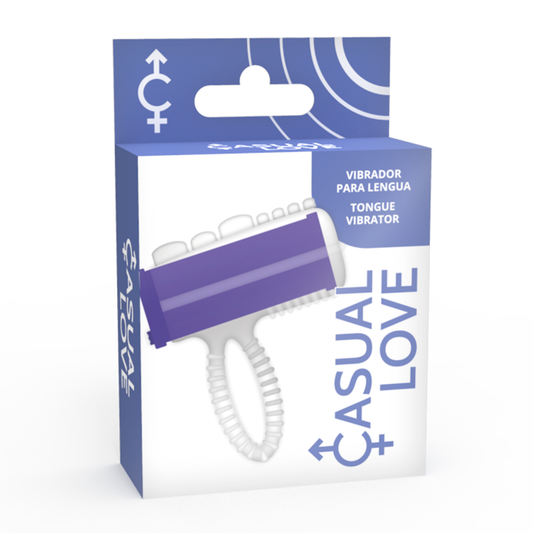 CASUAL LOVE - LILAC VIBRATING TONGUE RING