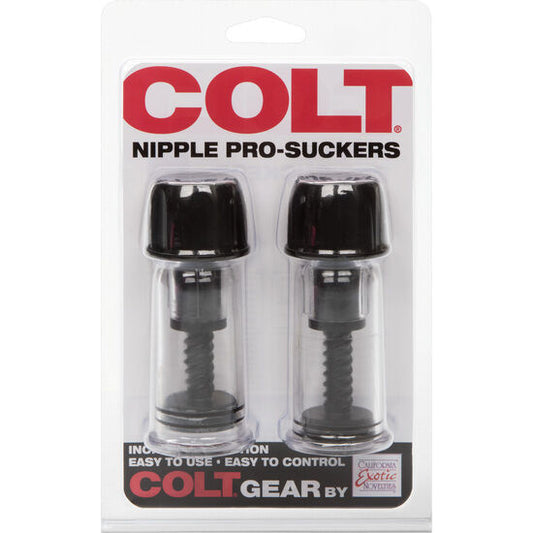 CALEXOTICS - COLT SUCTION CUP WITH STIMULATING WAVES FOR NIPPLE, BLACK