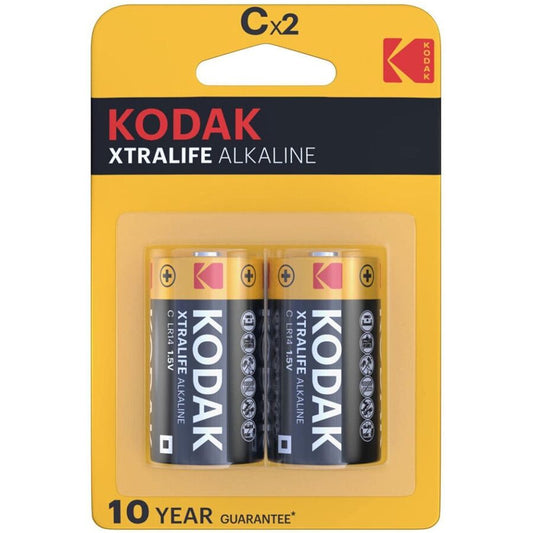 KODAK - PILAS ALCALINAS XTRALIFE CAJA 2 UNIDADES