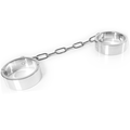 Metal Hard - Grilletes De Tobillo Con Sumiso De Llave Allen BDSM