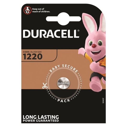 DURACELL - BATERÍA DE LITIO CR1220 3V 1 UNIDAD