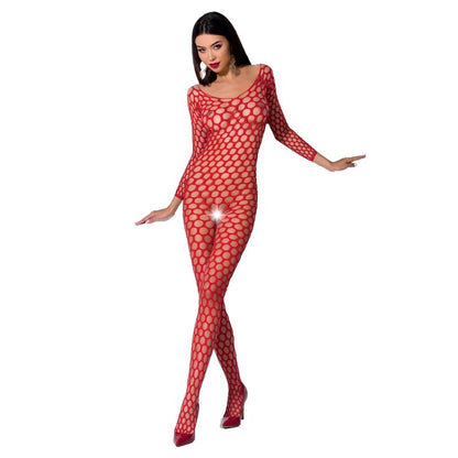 Passion - Woman Bs077 Bodystocking Tamanho Único Preto