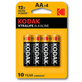 Kodak - Xtralife AA LR6 Alkaline Battery * 4