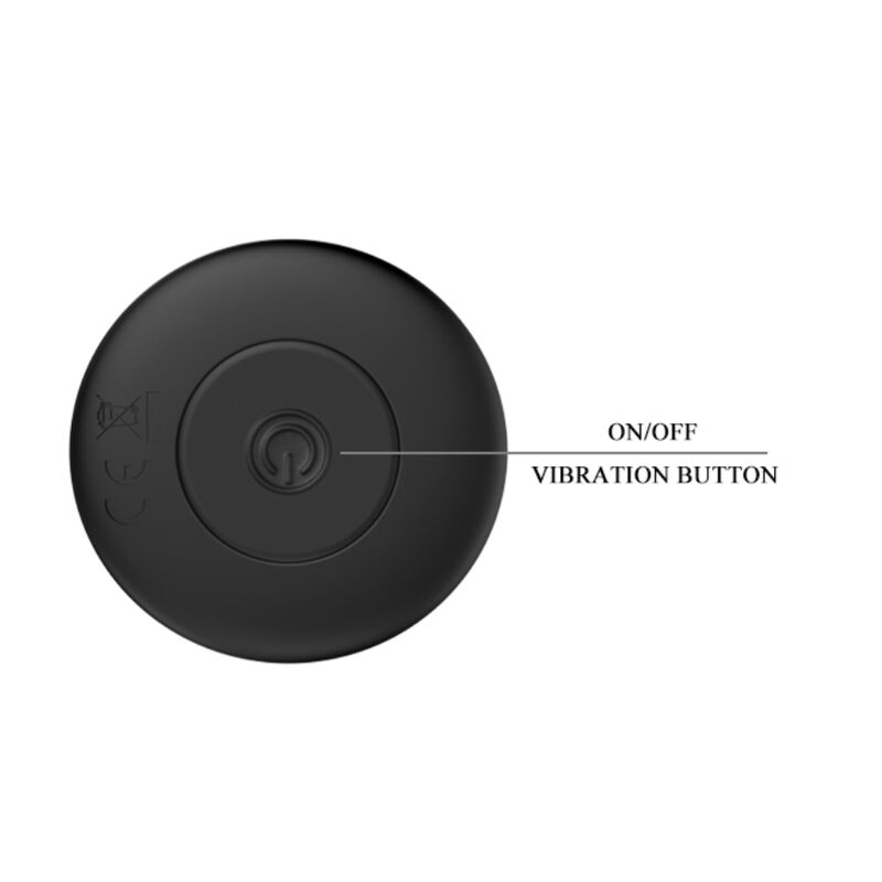 MR PLAY - PLUG ANAL VIBRADOR RECARGABLE NEGRO