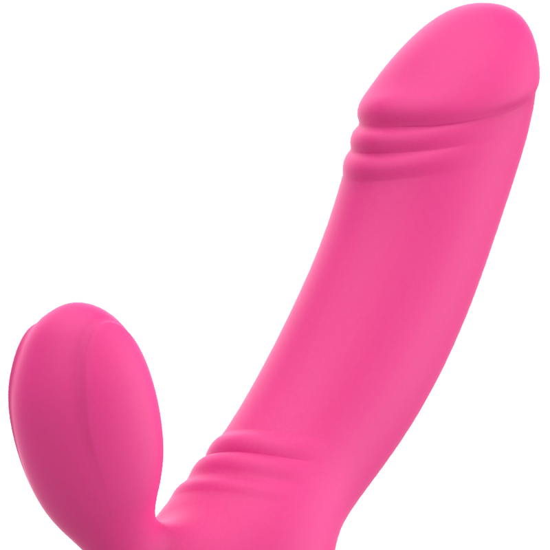 OHMAMA - BIX VIBRADOR DE DOBLE ESTIMULACIÓN EDICIÓN NAVIDEÑA ROSA