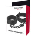 Darkness - Esposas De Textura Fina Y Ancha