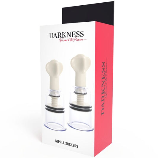 DARKNESS - STIMULATING WAVES OF TRANSPARENT NIPPLES 5CM DIAMETER