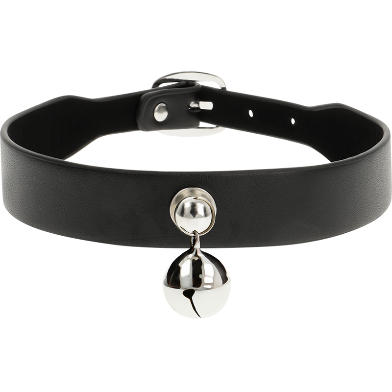 COQUETTE CHIC DESIRE - VEGAN LEATHER NECKLACE WOMEN RATTLE ACCESSORY