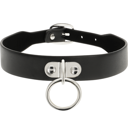 COQUETTE CHIC DESIRE - VEGAN LEATHER NECKLACE FETISH ACCESSORY FOR WOMEN