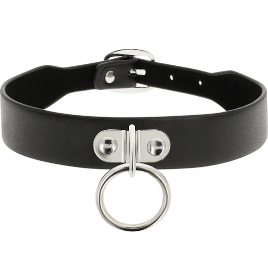 COQUETTE CHIC DESIRE - VEGAN LEATHER NECKLACE FETISH ACCESSORY FOR WOMEN