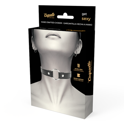 COQUETTE CHIC DESIRE - WOMEN'S ACCESSORY VEGAN LEATHER NECKLACE
