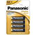 Panasonic - Bateria Bronze Aa Lr6 4U
