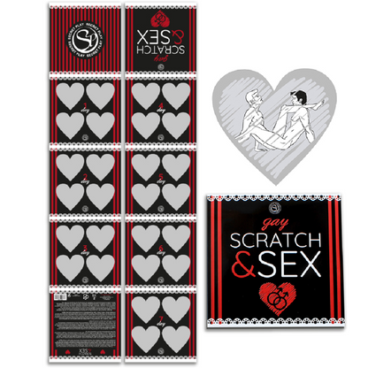 SECRETPLAY - JUEGO PARA PAREJAS GAY SCRATCH &amp; SEX (ES/EN/FR/PT/DE)