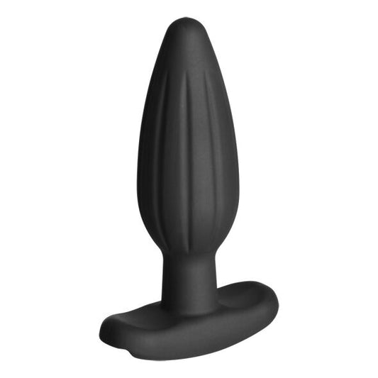 ELECTRASTIM - MEDIUM ROCKER BLACK SILICONE BUTT PLUG