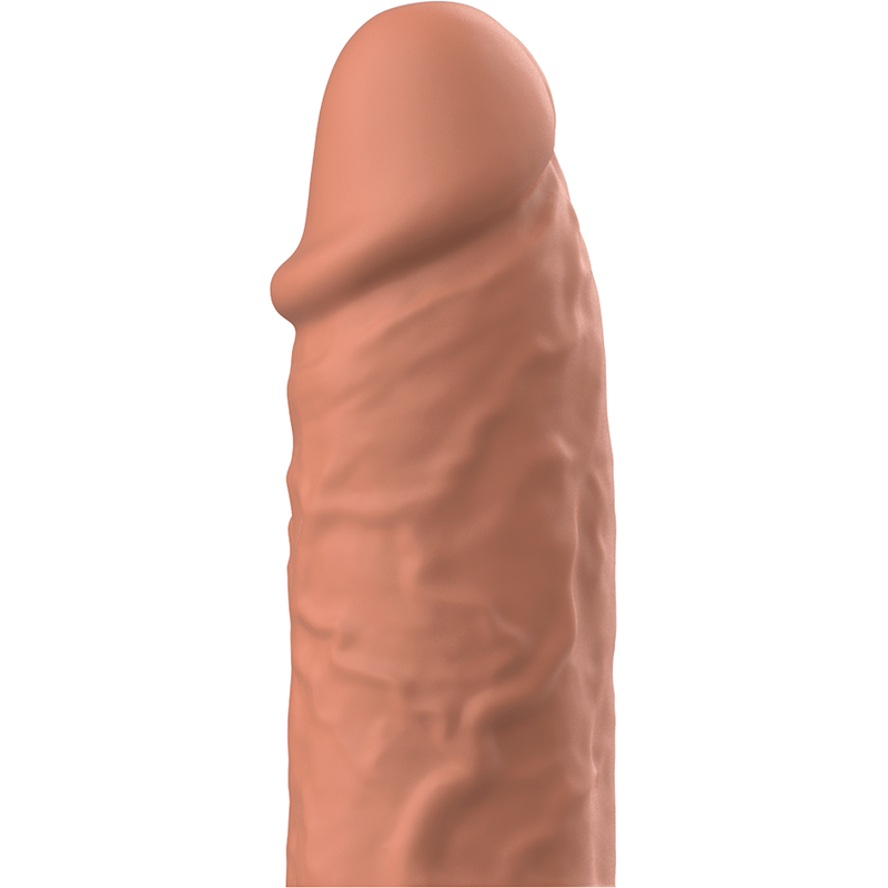 VIRILXL - EXTENSIÓN DE PENE DE SILICONA LÍQUIDA V3 MARRÓN