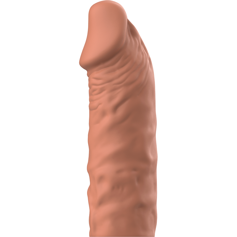 VIRILXL - EXTENSIÓN DE PENE DE SILICONA LÍQUIDA V5 MARRÓN