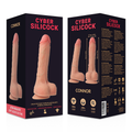 Cyber Silicock - Strap-On Connor Silicone Líquido Com 3 Anéis Grtis 20.5 Cm -O- 3.7 Cm