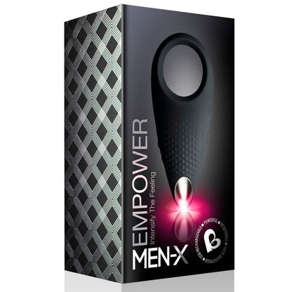 ROCKS-OFF - ESTIMULADOR DE PAREJAS RECARGABLE EMPOWER - NEGRO