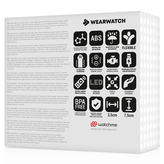 WEARWATCH - WATCHME TECHNOLOGY REMOTE CONTROL FUCHSIA EGG / SEA WATER