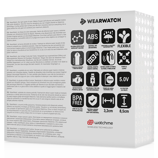 WEARWATCH - SEAWATER/SNOW DUAL TECHNOLOGY WATCHME VIBRATOR