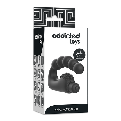 ADDICTED TOYS - MASAJEADOR ANAL PROTÉSICO CON VIBRACIÓN