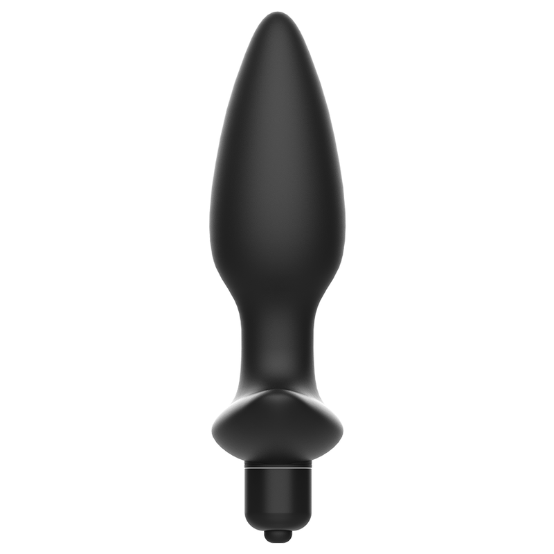 ADDICTED TOYS - MASAJEADOR ANAL PLUG CON VIBRACIÓN NEGRO