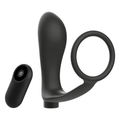 Addicted Toys - Anel De Pênis Com Controle Remoto Plug Anal Preto Recarregvel